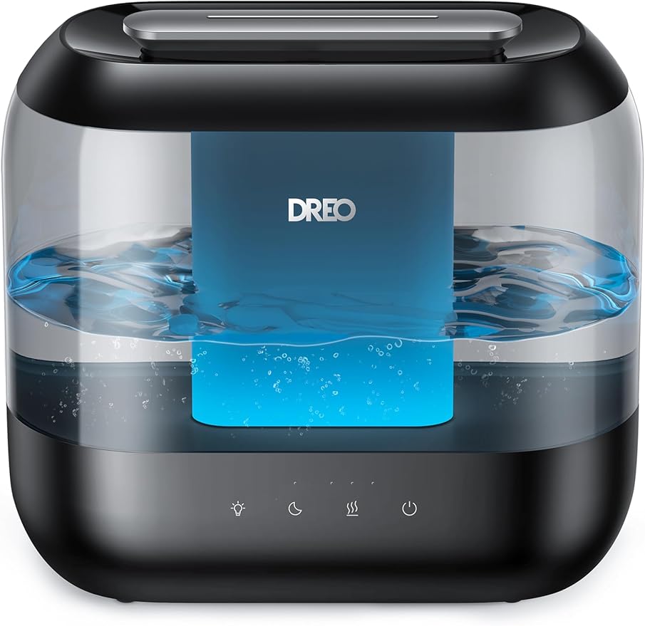 Dreo Humidifiers for Bedroom, 4L Top Fill for Large Room, 36H Runtime, 28 dB by DREO