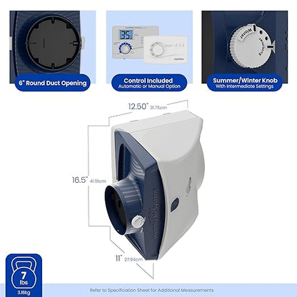 AprilAire 620MKZ Whole-House, Large Bypass Evaporative Humidifier – 18 Gallons - Image 13