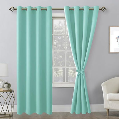 Hiasan Blackout Curtains for Bedroom, 52 x 84 Inches Long - Image 2