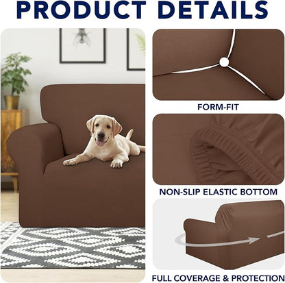PureFit 100% Dual Waterproof Couch Cover Slipcovers - Image 4