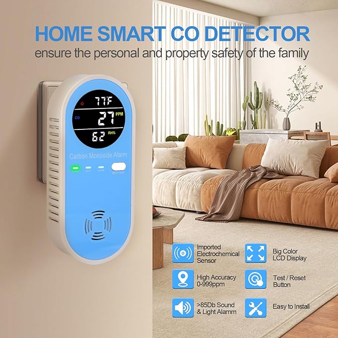 Plug-in Carbon Monoxide Detector - Image 3