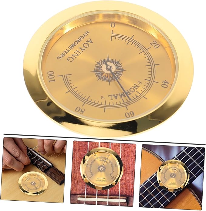 Guitar Humidifiers Acoustic Humidity Gauge Guitar Case Hygrometer Musical - Image 6
