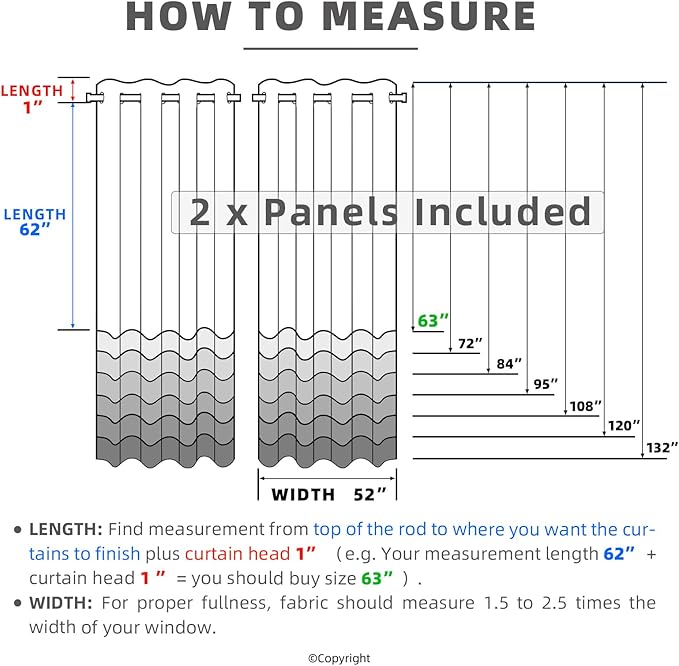 Waterproof Outdoor Curtain W52 x L84 - Image 6