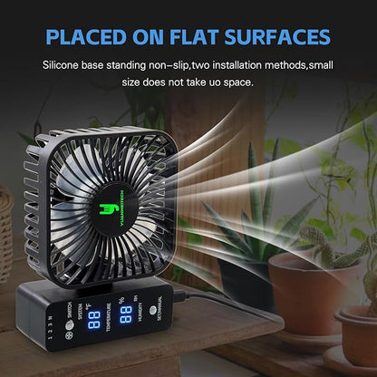 4" Smart Grow Tent Fan with Auto Climate Control - Image 4