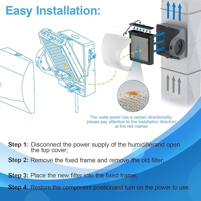 35 Water Panel Humidifier Filter Replacement Made of Aluminum Mesh - Image 6