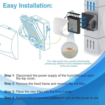 35 Water Panel Humidifier Filter Replacement Made of Aluminum Mesh - Image 6