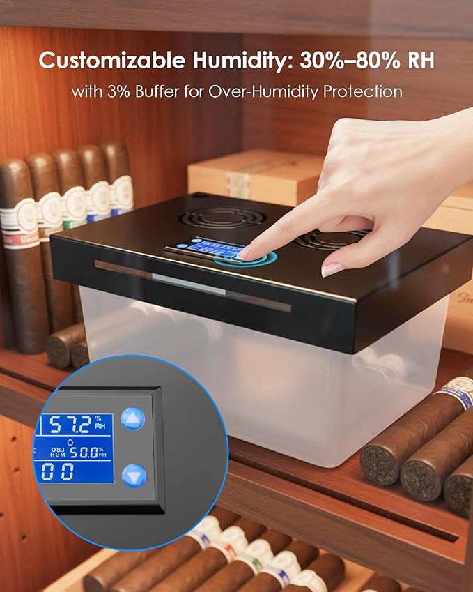 Electric Humidifiers for 10-50 Cubic Ft. Cabinet, Humidor Cabinet Humidifier - Image 2