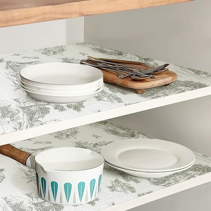 Tatyanna Shelf Liner for Kitchen Cabinets Non Adhesive Drawer Liner Non Slip - Image 8