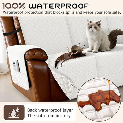 Arfntevss Waterproof Recliner Sectional Couch Covers - Image 2