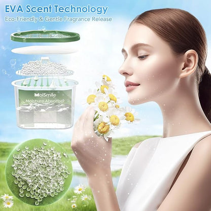 Moisture Absorbers 12 Packs, 10.8OZ Fresh Scent Efficient Humidity Absorber ＆ - Image 7