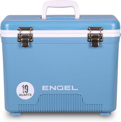 Engel 19qt Leak-Proof, Air Tight, Drybox Cooler and Small Hard Shell Lunchbox by ENGEL
