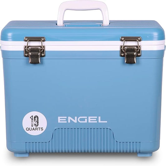 Engel 19qt Leak-Proof, Air Tight, Drybox Cooler and Small Hard Shell Lunchbox by ENGEL