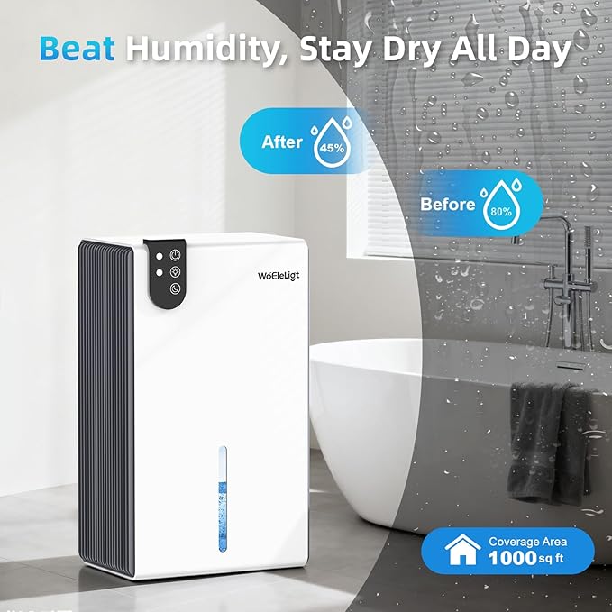 Dehumidifier for Home 1000 Sq. Ft. Smart Dehumidifier - Image 4