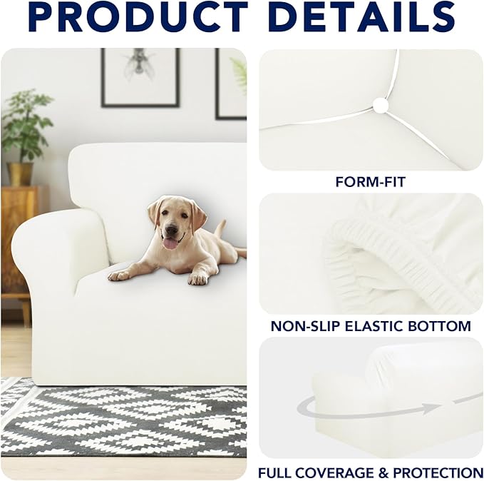 PureFit 100% Dual Waterproof Couch Cover Slipcovers - Image 4