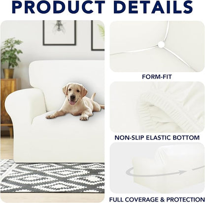 PureFit 100% Dual Waterproof Couch Cover Slipcovers - Image 4