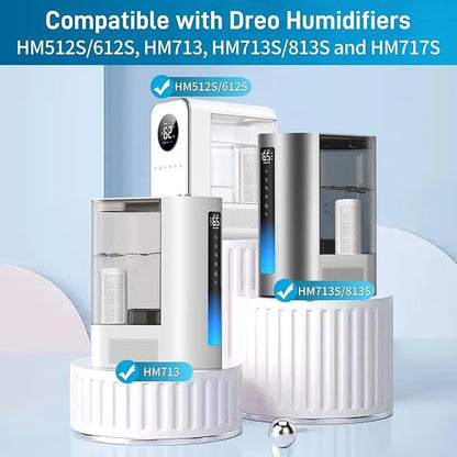 4-Pack Humidifier Demineralization Cartridge Compatible - Image 2