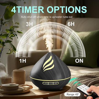Essential Oil Scent Diffuser: 500ML Aroma Diffuser - Image 4