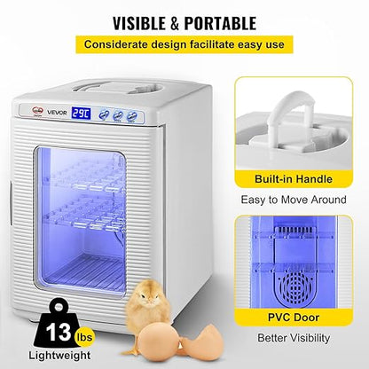 Happybuy White Reptile Incubator 25L Scientific Lab Incubator Digital Incubator - Image 5