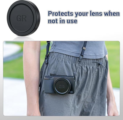JJC Aluminum Lens Cap for Ricoh GR IV GRIV GR4 HDF Monochrome Digital Camera - Image 3