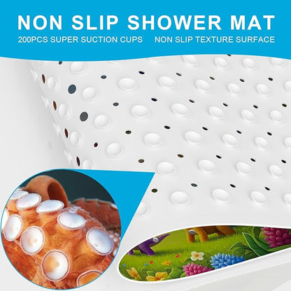 XIYUNTE Baby Bath Mat for Tub Non Slip Kids Bath Mat - Image 3