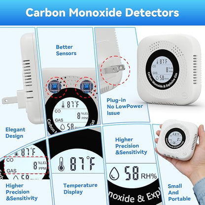 Gas Leak Detector 4-in-1 for Carbon Monoxide Detectors Methane and Propane - Image 6