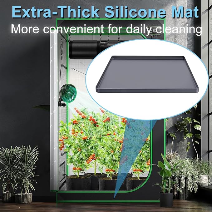 Grow Tent Mat Grow Tents Silicone Drip Pan, Grow Tent Complete System Mat - Image 7