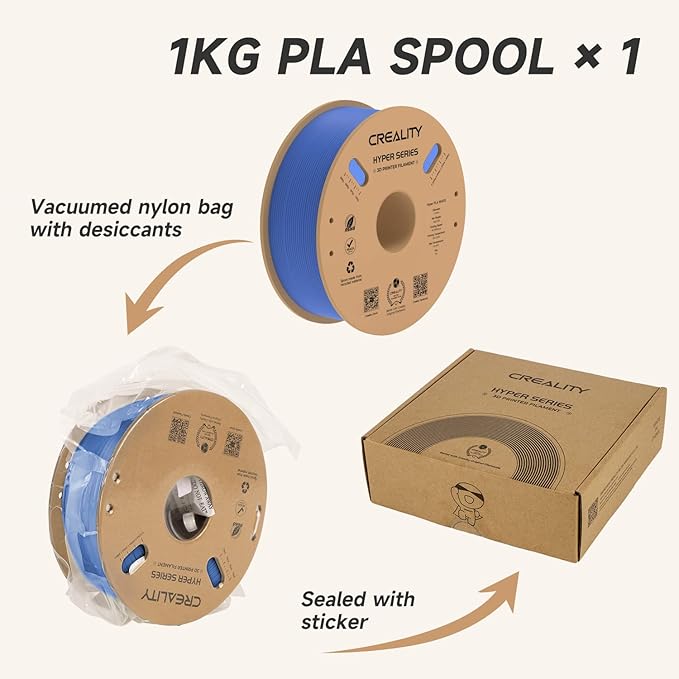 Official Creality Hyper PLA Filament 1.75mm, High Speed PLA 30-600mm/s 3D - Image 7