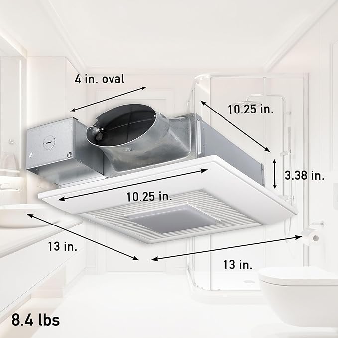 Panasonic FV-0510VSCL1 WhisperValue Multi-Flow Bathroom Fan - Image 2