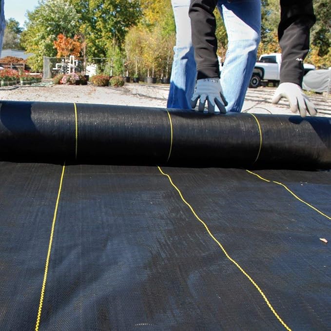 Dewitt 7-Pack Sunbelt Weed Barrier Fabric 3.2 oz, 4 x 300 Feet – Heavy-Duty - Image 8