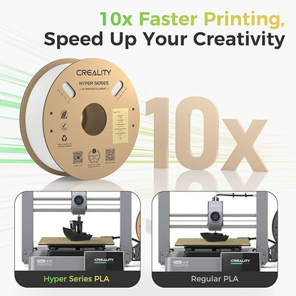 Creality Hyper PLA Filament Bundle White 4KG, No-Tangling Stronger Toughness - Image 3