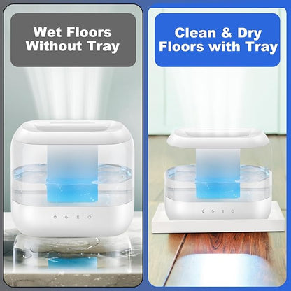 Acrylic Humidifiers Tray for Dreo Humidifier HM311 4L Tank, Leak-Proof Tray for - Image 5