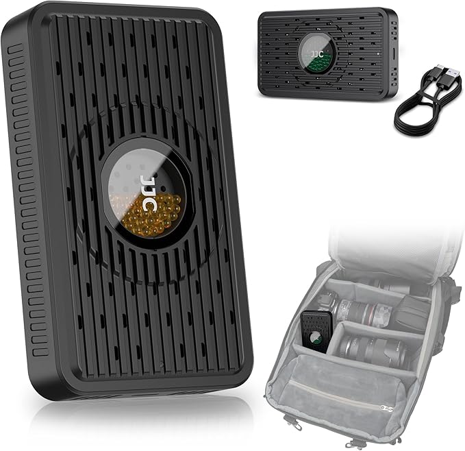Auto Power-off Rechargeable Desiccant Dehumidifier by Kiorafoto