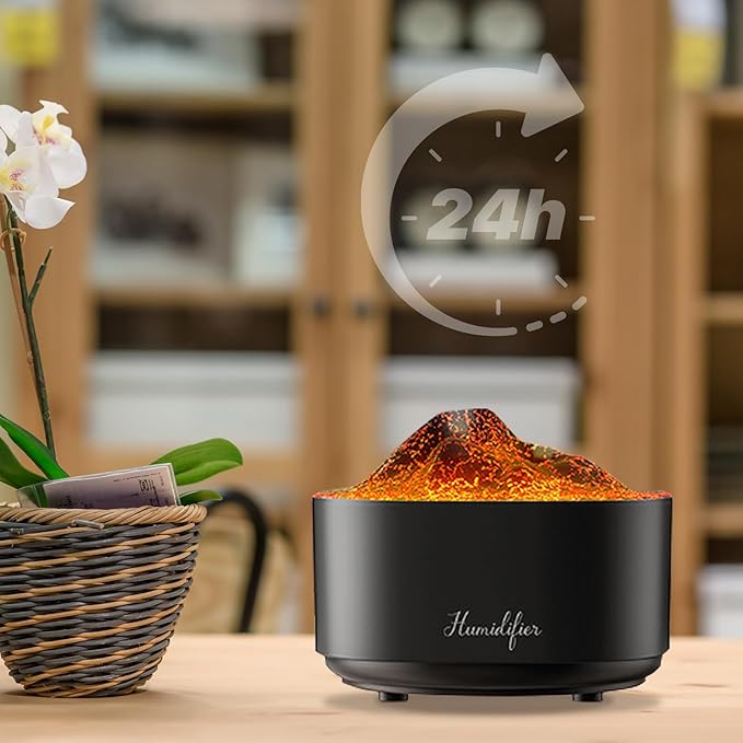 Humidifier for Bedroom, 1.5L Volcano Essential Oil Diffuser, Air Diffuser - Image 3