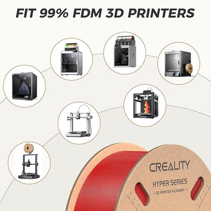 Official Creality Hyper PLA Filament 1.75mm, High Speed PLA 30-600mm/s Rapid 3D - Image 8
