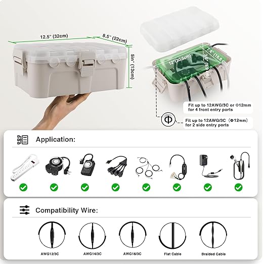 Flemoon Outdoor Electrical Box - Image 3