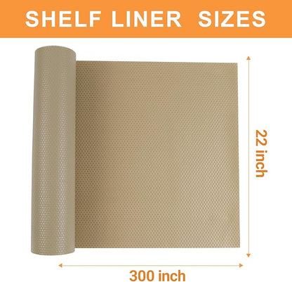 Cabinet Shelf Liner Waterproof Khaki - Image 8