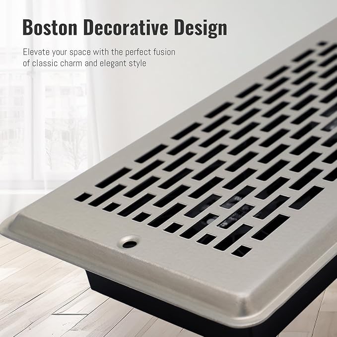 Register Booster Fan for 4" x 10" Register Holes, Quiet Vent Fan Booster - Image 6