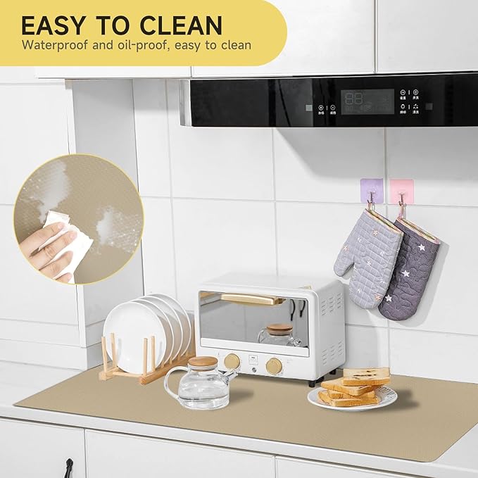 WochiTV Adhesive Shelf Liner 30 X 120 Inches Peel and Stick Kitchen Liner - Image 7
