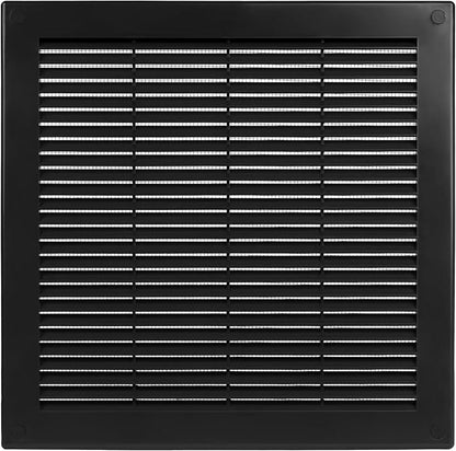 12" x 12" Square Air Vent Cover – Black Plastic Vent Deflector by Unknown