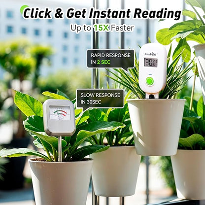 RAINPOINT Smart Digital Wireless Plant Moisture Meter Houseplant Indoor - Image 9