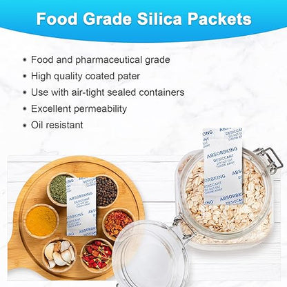 Silica Packets – 0.5 Gram 600 Packs Silica Gel Packets, Food Grade Desiccant - Image 4