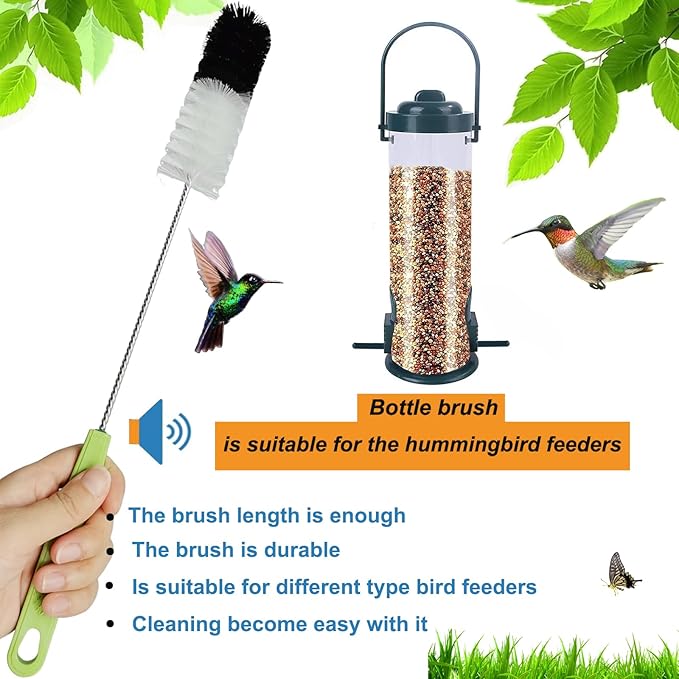 2 Pack 16" Water Bottle Brush for Cleaning, Dokpod Long Handle Bottle Cleaner - Image 4