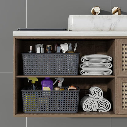 13 Quart Plastic Storage Baskets - Image 7