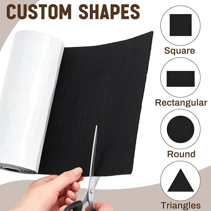 Large Felt Furniture Pads 12 x 60 Inch Non Slip Self Adhesive Heavy Duty - Image 4