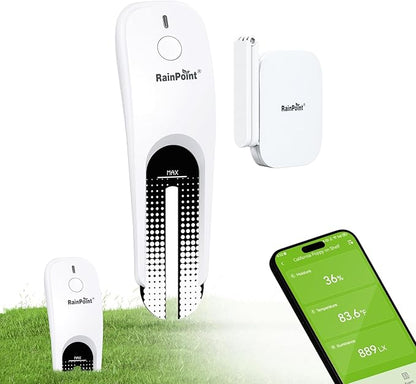 RainPoint 3-in-1 APP Remote Monitoring WiFi Soil Meter by RainPoint