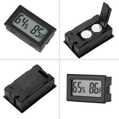Reptile Thermometer Hygrometer Meter Indoor Temperature Gauge Fahrenheit ℉ Mini - Image 6