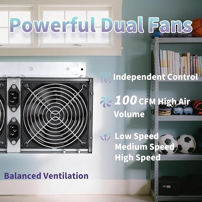 Reversible Basement Ventilation Fan - Image 2