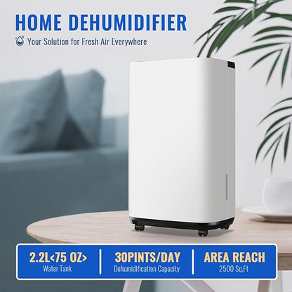 WANAI 30 Pints Dehumidifier for Basements - Image 2