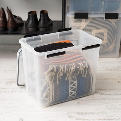 IRIS USA WeatherPro 32 Qt Storage Bins - Image 5