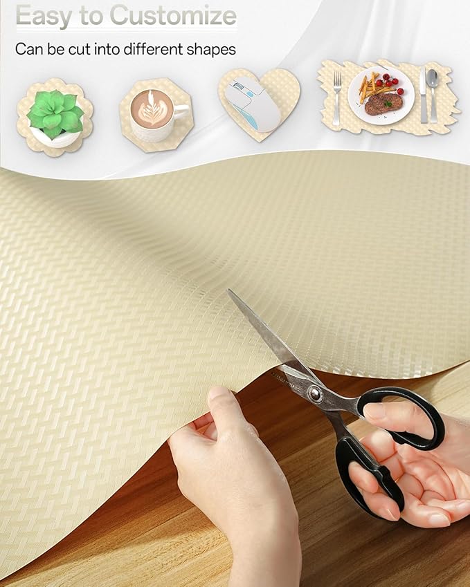 Shelf and Drawer Liner for Kitchen Cabinet, Non-Adhesive 18in x 120in - Image 6